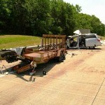 crashed trailer